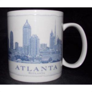 Starbucks Atlanta Coffee Cup 4in Architect Series